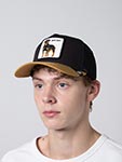 Бейсболка GOORIN BROTHERS арт. 101-2538 (черный / светло-коричневый)